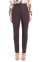 Women's Dolce & Gabbana Stretch Wool Skinny Pants Us / 40 It - Purple