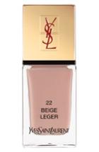 Yves Saint Laurent La Laque Couture Nail Lacquer - 22 Beige Leger