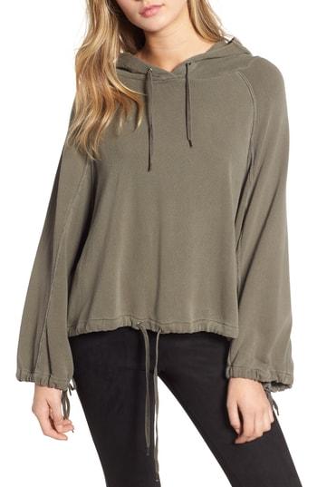 Women's Splendid Crescent Hoodie - Green