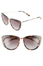 Women's D'blanc Tan Lines 52mm Gradient Cat Eye Sunglasses - Vintage Fuchsia/ Gradient