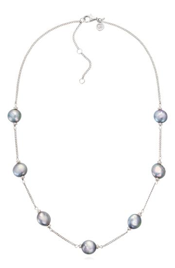 Women's Claudia Bradby Luxe Coin Pearl Necklace