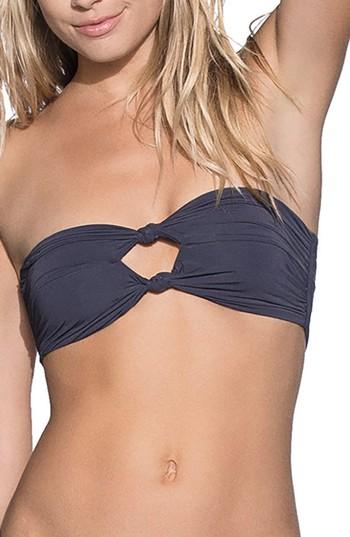 Women's Maaji Moonless Night Hammocks Reversible Bandeau Bikini Top - Black