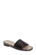 Women's Robert Zur Matilda Woven Slide Sandal .5 M - Black
