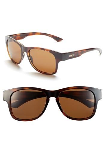 Women's Smith 'wayward' 54mm Polarized Sunglasses - Havana/ Polar Brown