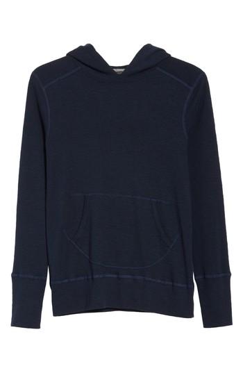 Men's Wings + Horns Slub Hoodie - Blue