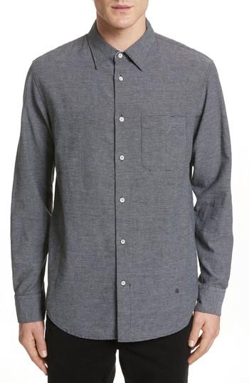 Men's Rag & Bone Fit 3 Beach Stripe Shirt - White
