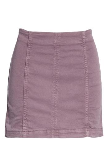 Women's Free People Modern Femme Denim Miniskirt