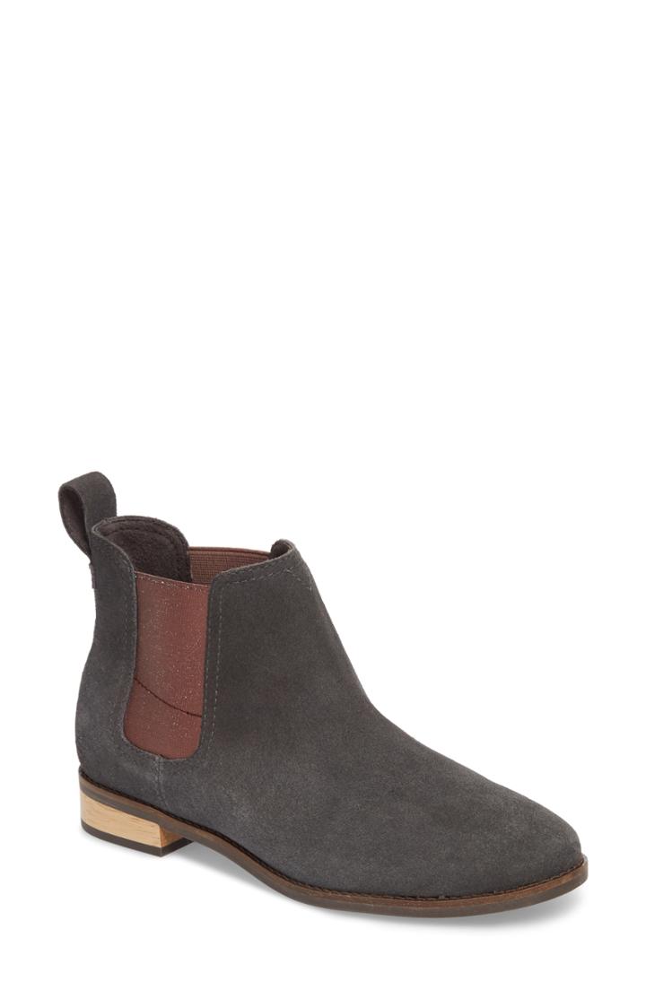Women's Toms Ella Chelsea Boot .5 B - Grey