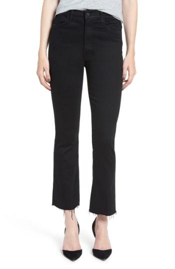 Women's Mother The Hustler High Waist Ankle Fray Jeans