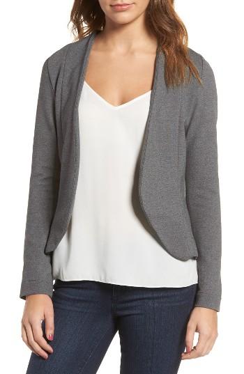 Women's Amour Vert Shely Collarless Ponte Blazer - Grey