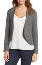 Women's Amour Vert Shely Collarless Ponte Blazer - Grey