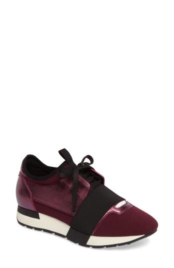 Women's Balenciaga Race Sneaker Us / 41eu - Burgundy