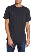 Men's The Rail Destroyed Short Sleeve T-shirt, Size - Black