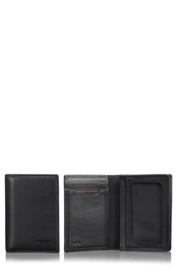 Men's Tumi 'delta - Id Lock(tm)' Shielded Card & Id Case - Black
