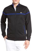Men's Lacoste Striped Track Jacket (s) - Black
