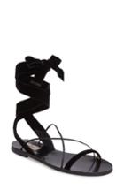 Women's Valentino Lace-up Sandal Us / 37eu - Black
