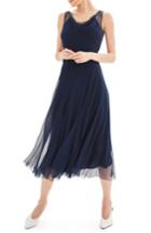 Women's Topshop Bride Silk Midi Dress Us (fits Like 0-2) - Blue
