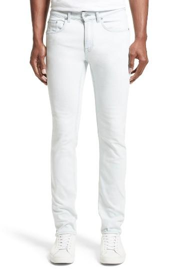 Men's Acne Studios Ace Slim Straight Leg Jeans - White