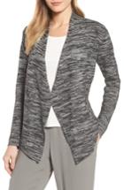 Women's Eileen Fisher Angled Front Jacket, Size - Black
