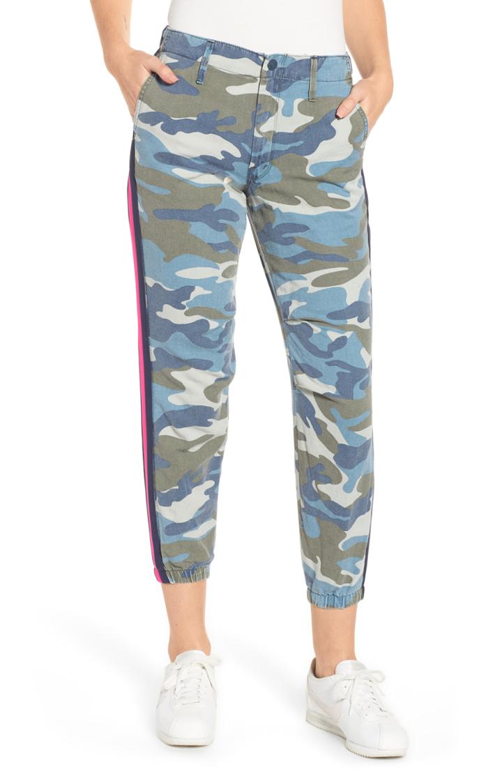 Women's Mother The Misfit Crop Pants - Blue