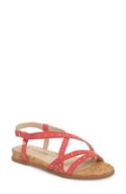 Women's Hush Puppies Dalmatian Studded Sandal .5 M - Pink