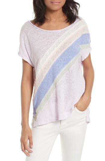 Women's Free People Stripe Tee - Pink