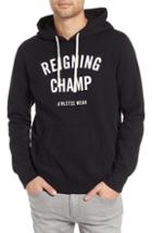 Men's Reigning Champ Gym Logo Hooded Sweatshirt - Black
