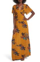 Women's Everly Print Maxi Dress - Yellow