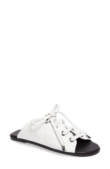 Women's M4d3 Preston Lace-up Mule .5 M - White