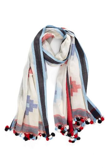 Women's Standard Form Tangier Scarf, Size - Ivory