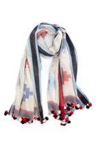Women's Standard Form Tangier Scarf, Size - Ivory