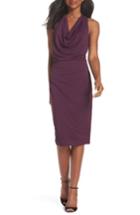 Women's Maria Bianca Nero Elise Cowl Neck Sleeveless Dress - Burgundy