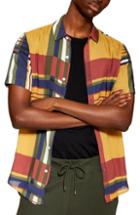 Men's Topman Classic Fit Oxford Shirt - Yellow