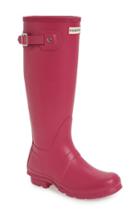 Women's Hunter 'original ' Rain Boot, Size 9 M - Pink