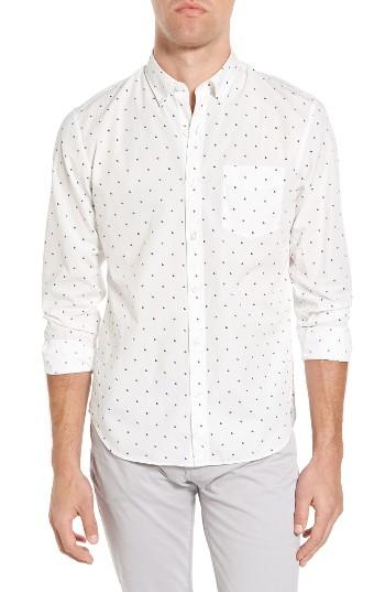 Men's Bonobos Slim Fit Washed Sport Shirt - White