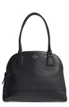 Kate Spade New York Young Lane - Small Anika Leather Dome Satchel - Black