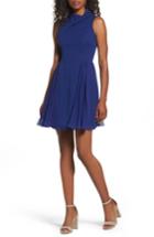 Women's Betsey Johnson Fit & Flare Dress - Blue