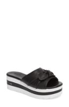 Women's Michael Michael Kors Pippa Platform Slide Sandal .5 M - Black