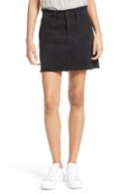 Women's Frame Le Mini Denim Skirt - Black