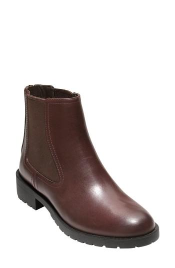 Women's Cole Haan Stanton Weatherproof Chelsea Boot .5 B - Brown