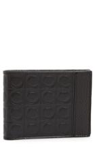 Men's Salvatore Ferragamo Firenze Gamma Leather Wallet - Black