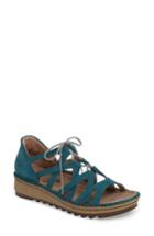 Women's Naot Yarrow Sandal Us / 38eu - Blue/green