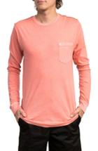 Men's Rvca Ptc Pigment Long Sleeve T-shirt - Pink