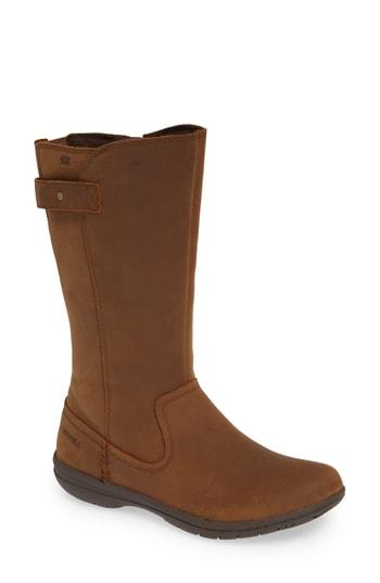 Women's Merrell Encore Kassie Waterproof Boot M - Beige