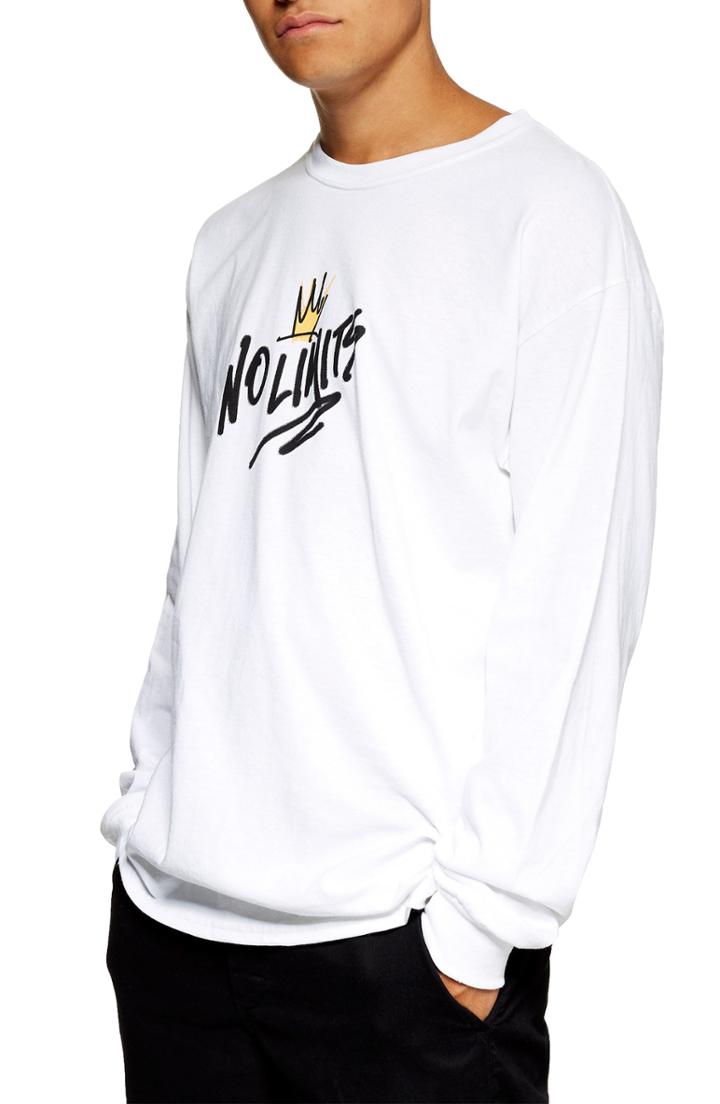 Men's Topman No Limits Graphic T-shirt - White