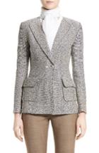 Women's St. John Collection Aluna Tweed Knit Double Breasted Jacket