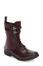 Women's Bogs 'sidney Cravat' Lace-up Waterproof Boot M - Purple