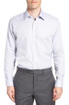 Men's Ted Baker London Ollyox Slim Fit Solid Dress Shirt - Grey