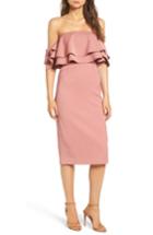Women's Keepsake The Label No Reason Off The Shoulder Sheath Dress - Pink