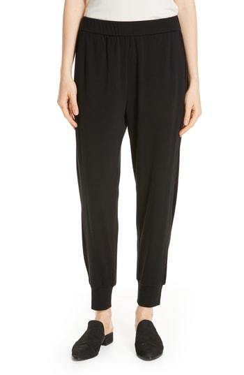 Women's Eileen Fisher Jogger Pants, Size - Black